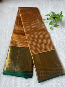 Diamond Patterned Handloom Kanchipuram Saree | OM141