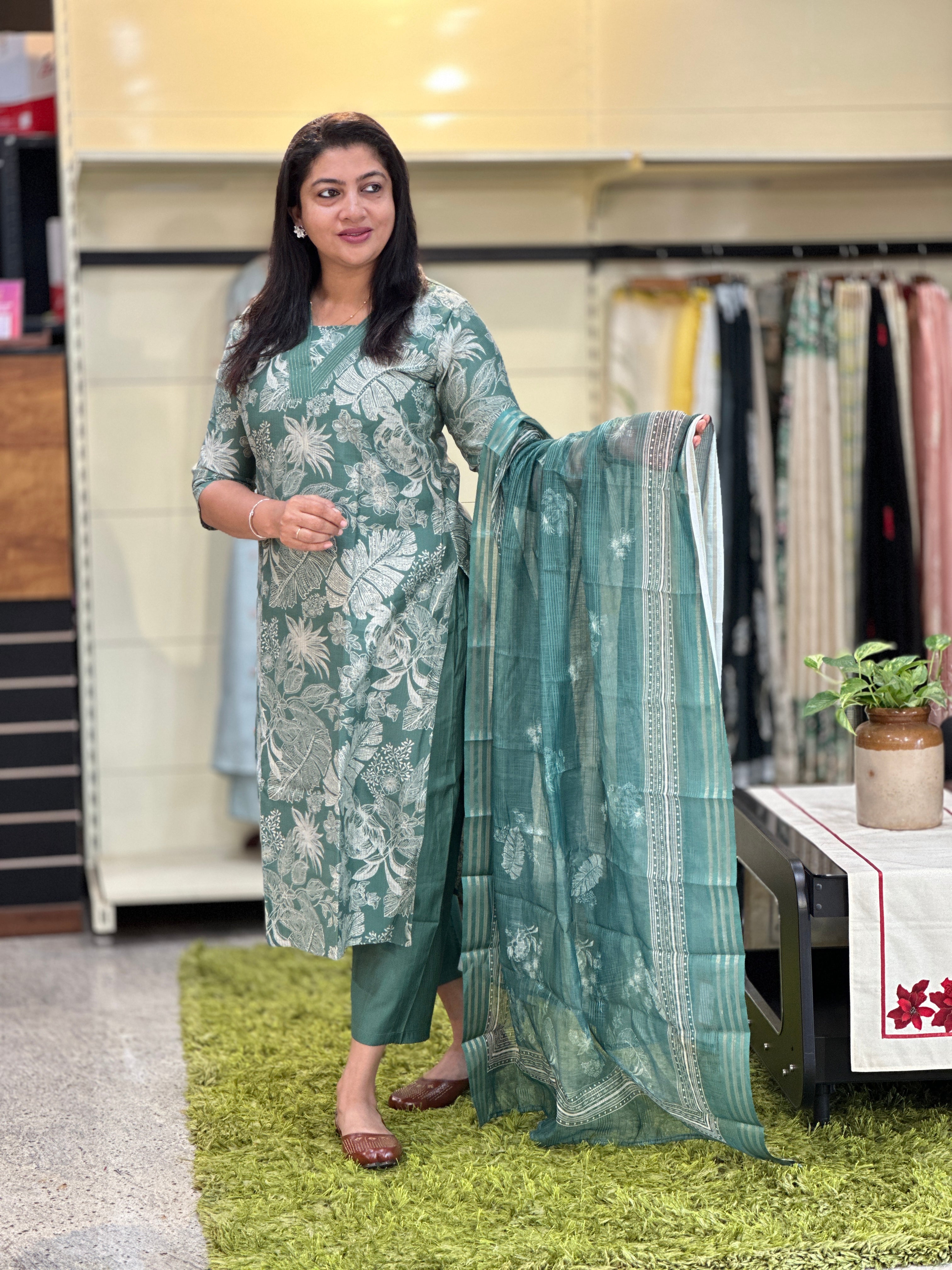 Digital Printed Rayon Kurta Set | MSN164