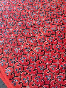 Modal-silk Blouse Material with Floral Pattern | KA245
