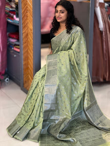 Banarasi Weaved Organza Saree | JBE117