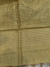 Stripe Patterned Tussar Saree | ACT1320