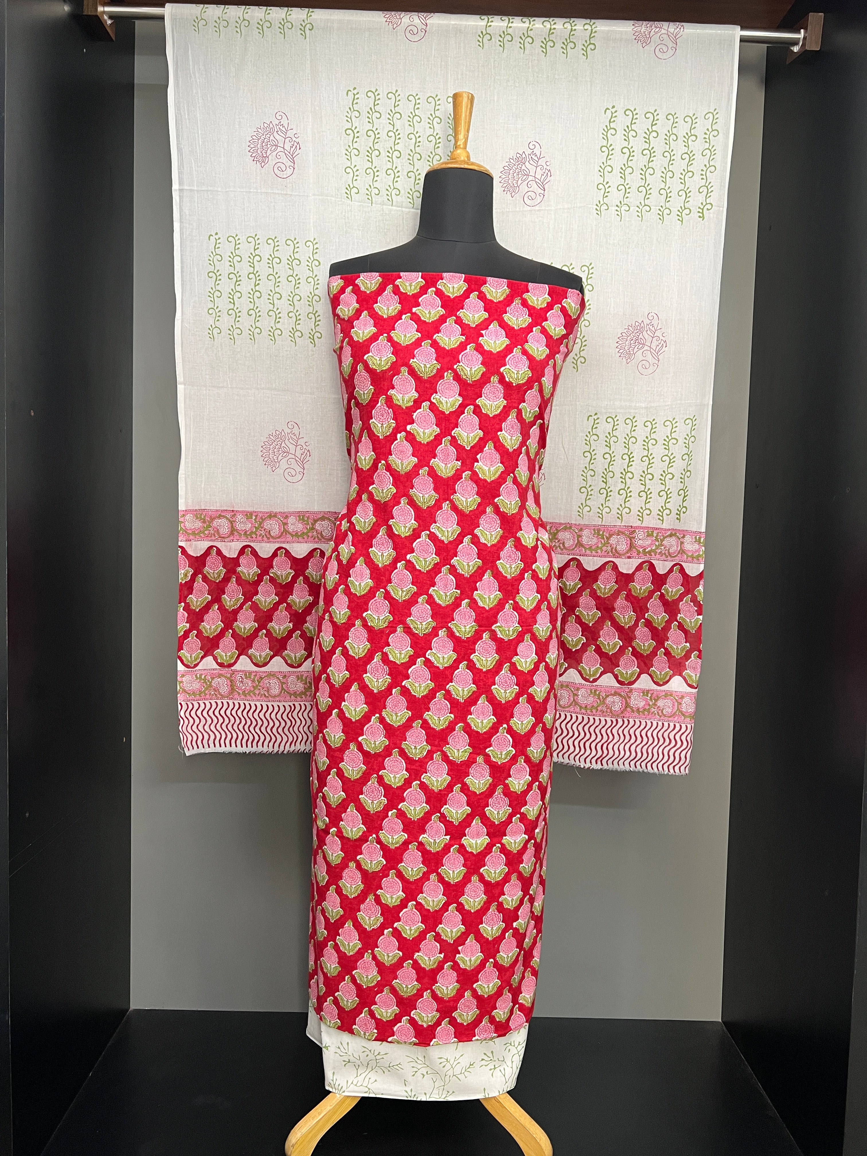 Printed Cotton Salwar Set | VFC537