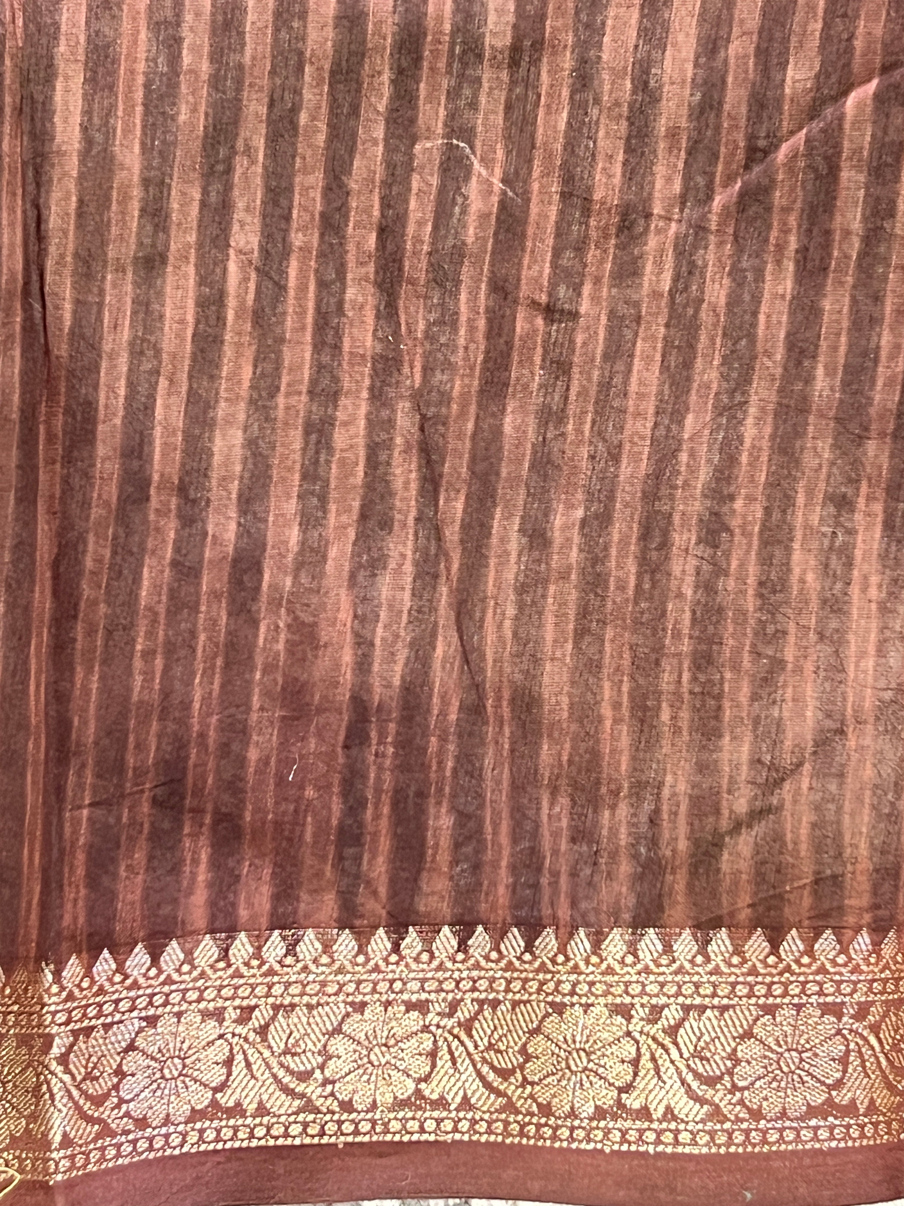 Digital Printed Chanderi Silk Saree | YNG976