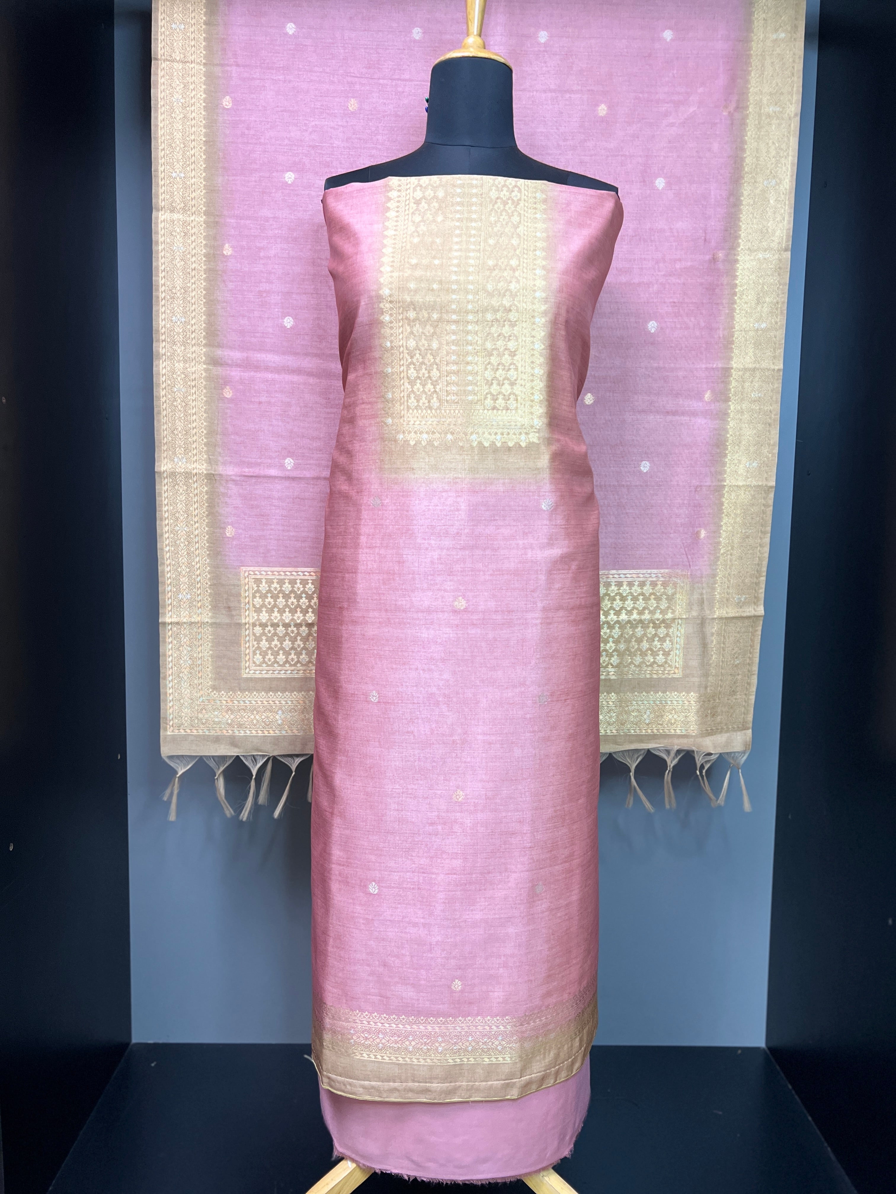 Banarasi Weaved Semi Silk Salwar Set | SP144