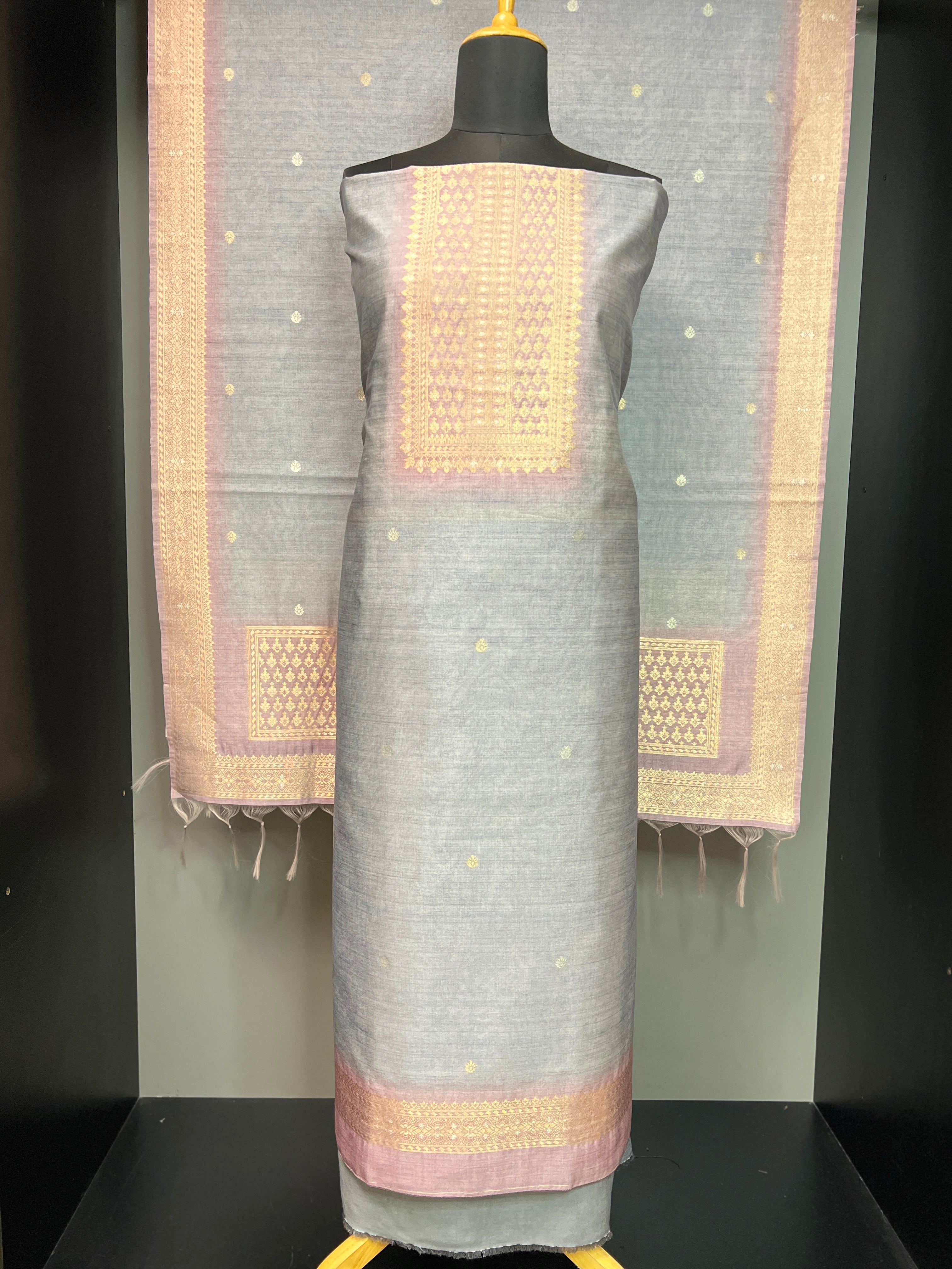 Banarasi Weaved Semi Silk Salwar Set | SP143