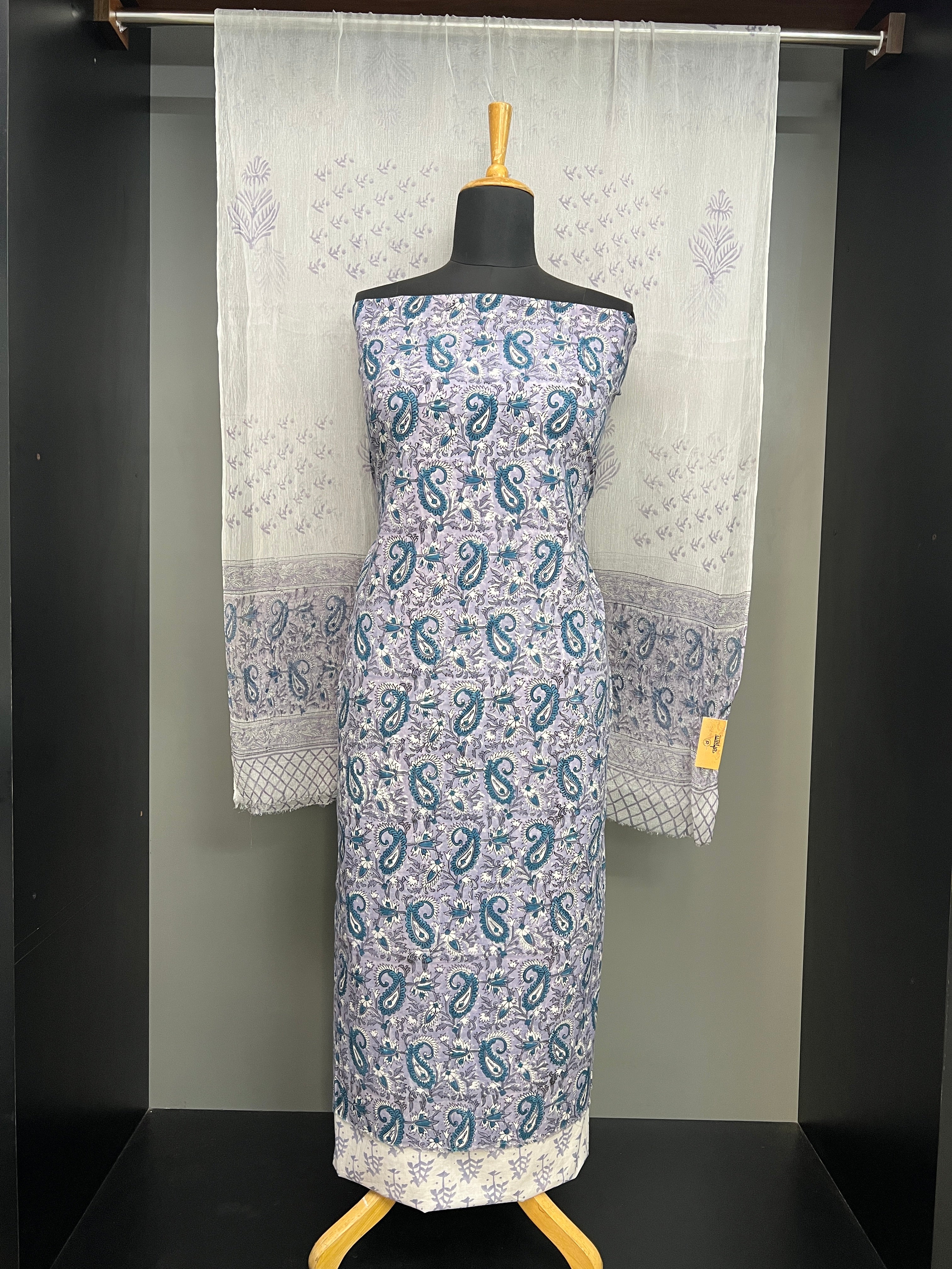 Printed Cotton Salwar Set | VFC506