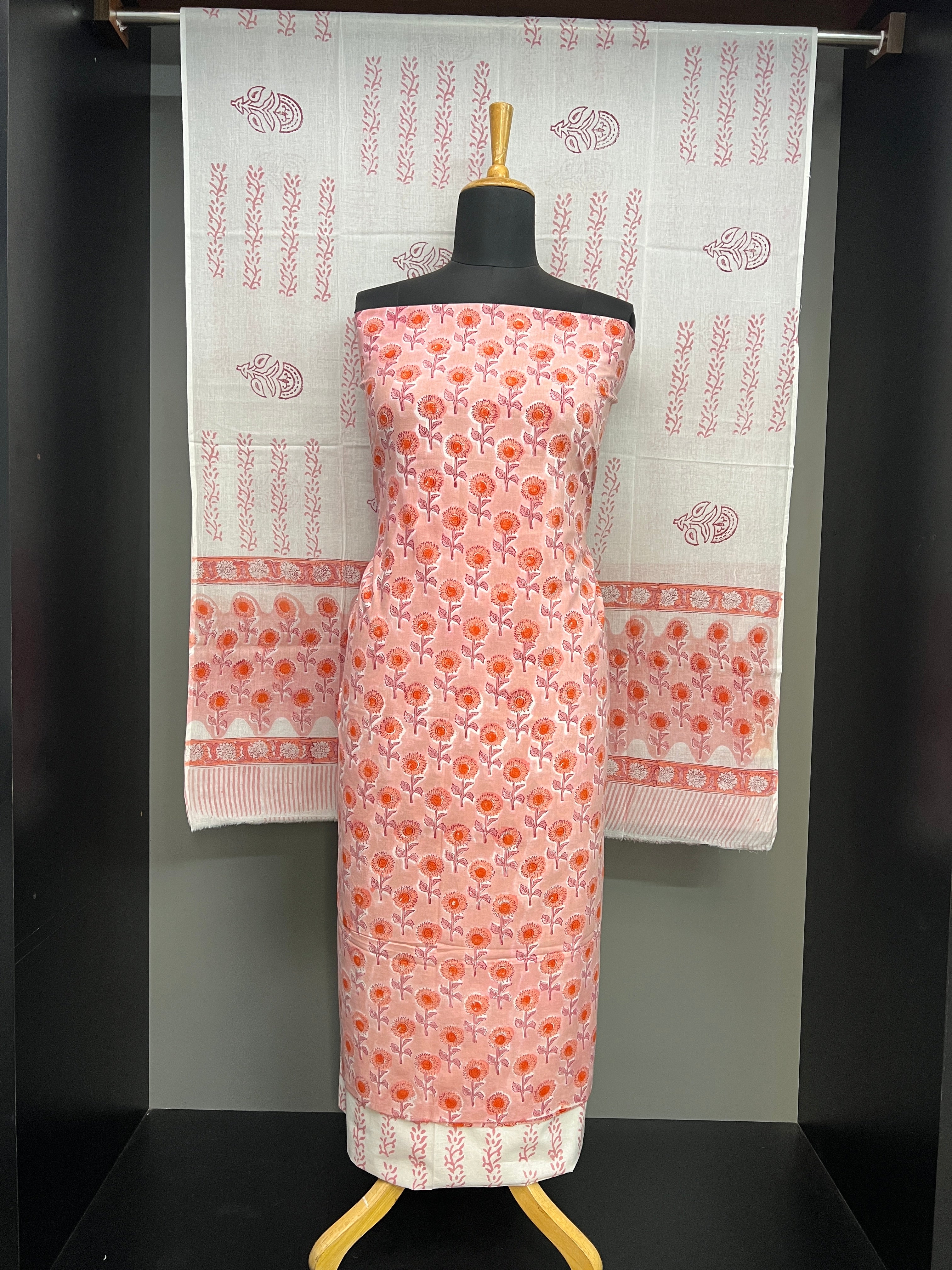 Printed Cotton Salwar Set | VFC539