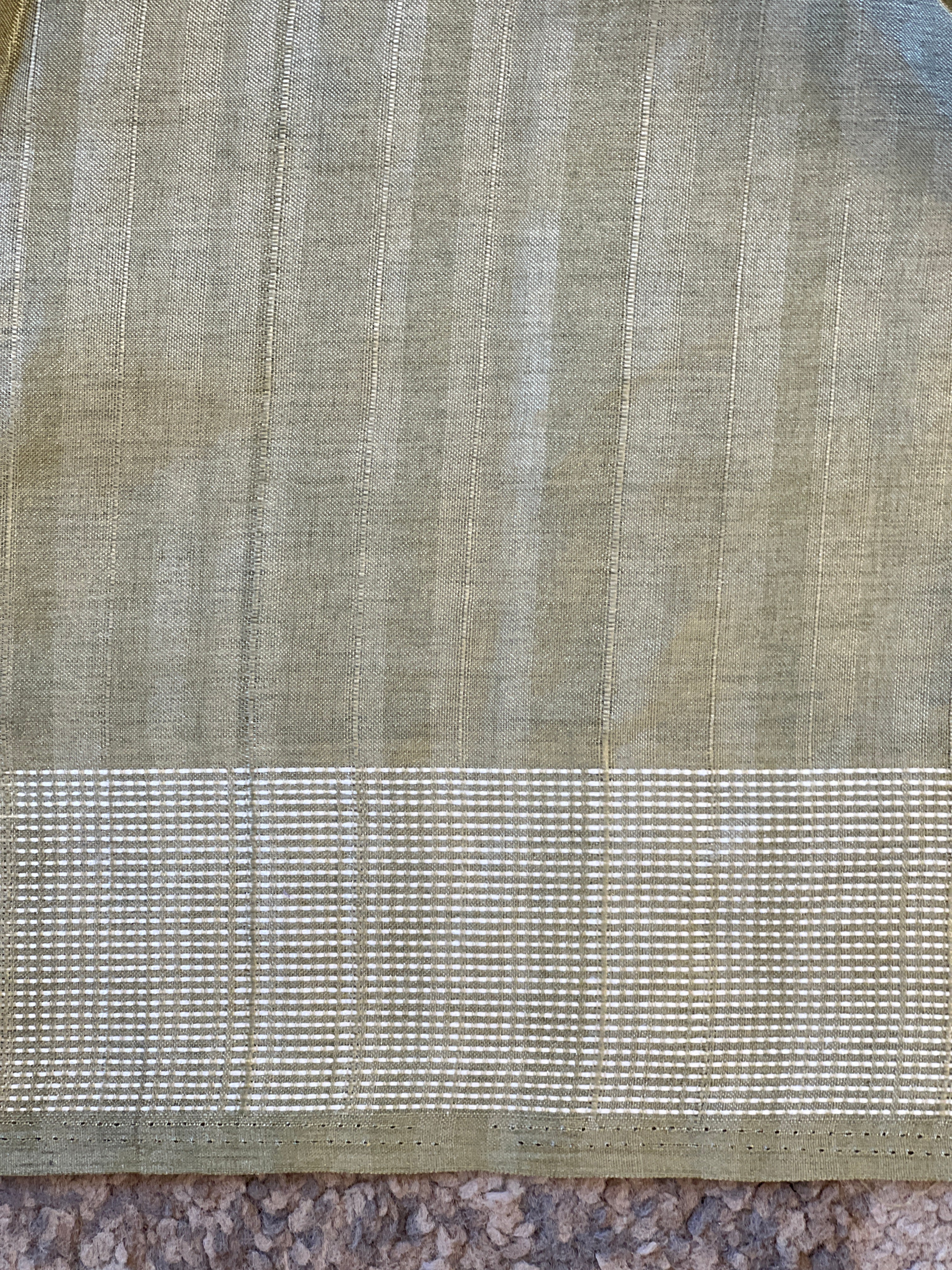 Embroidered Buta Pattern Tussar Saree | SUN823
