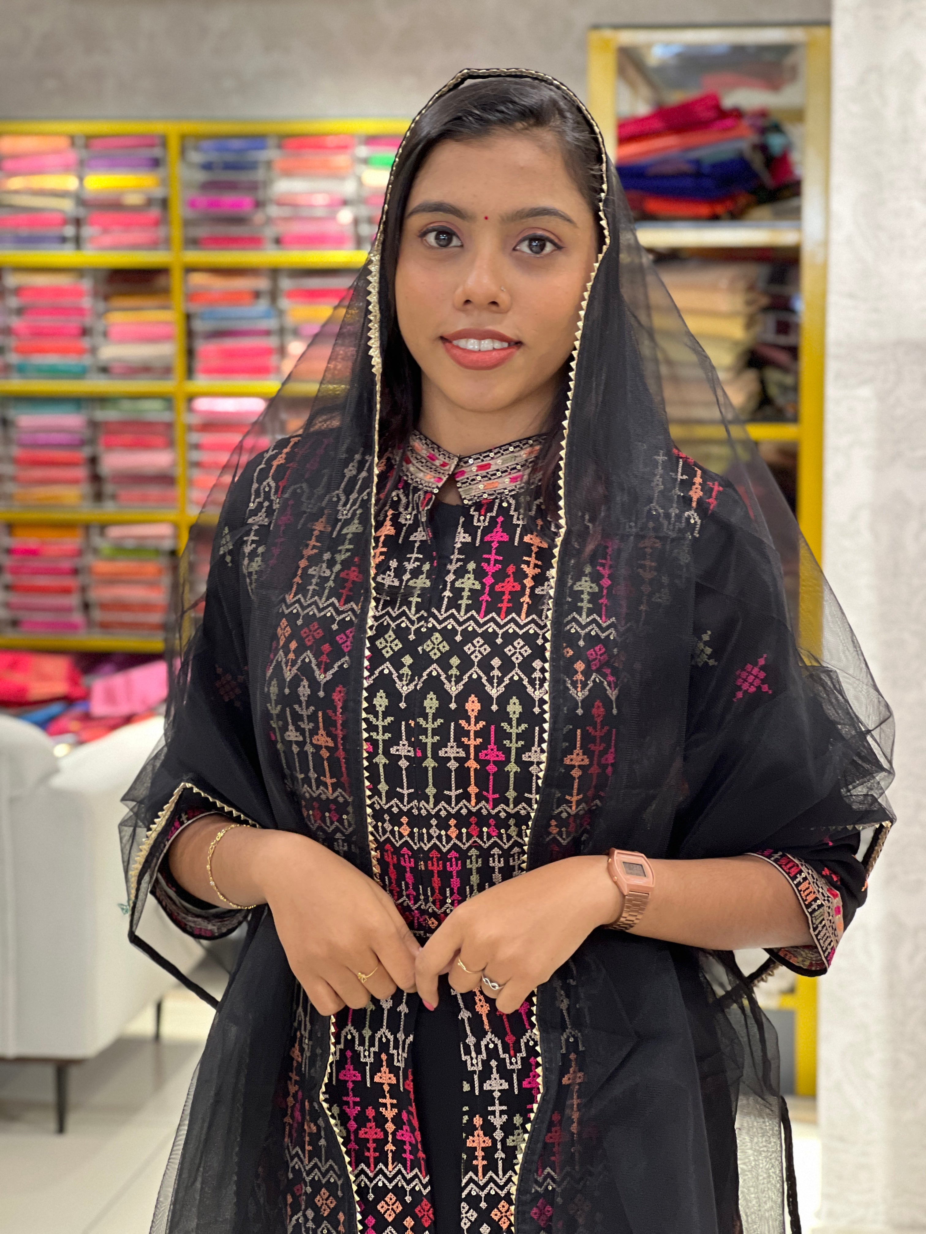 Fully Embroidered Geogette Kurta Set | SAD109