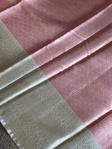 Traditional Zari Woven Stripe Patterned Semi Silk Saree | SRK113