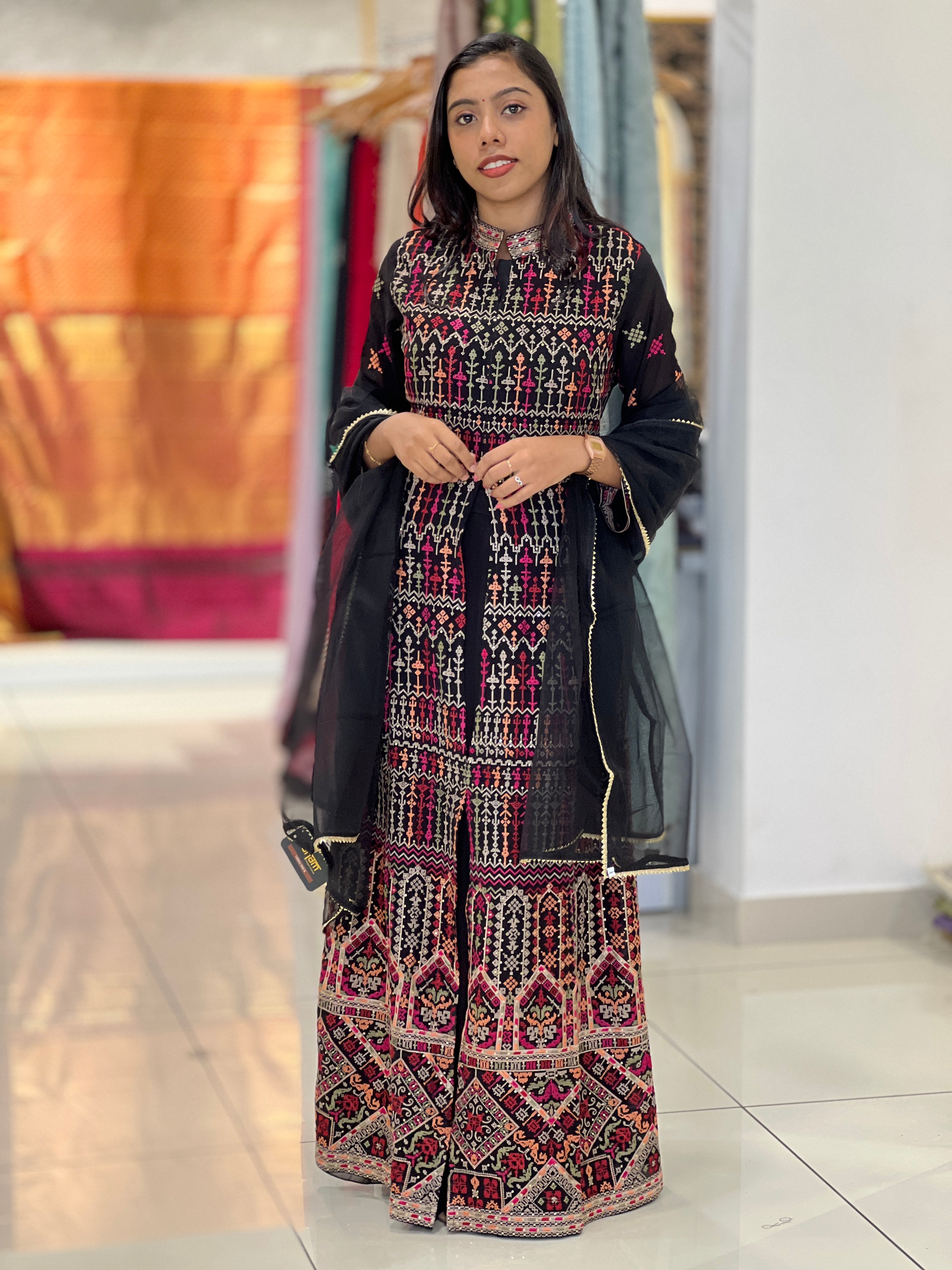 Fully Embroidered Geogette Kurta Set | SAD109