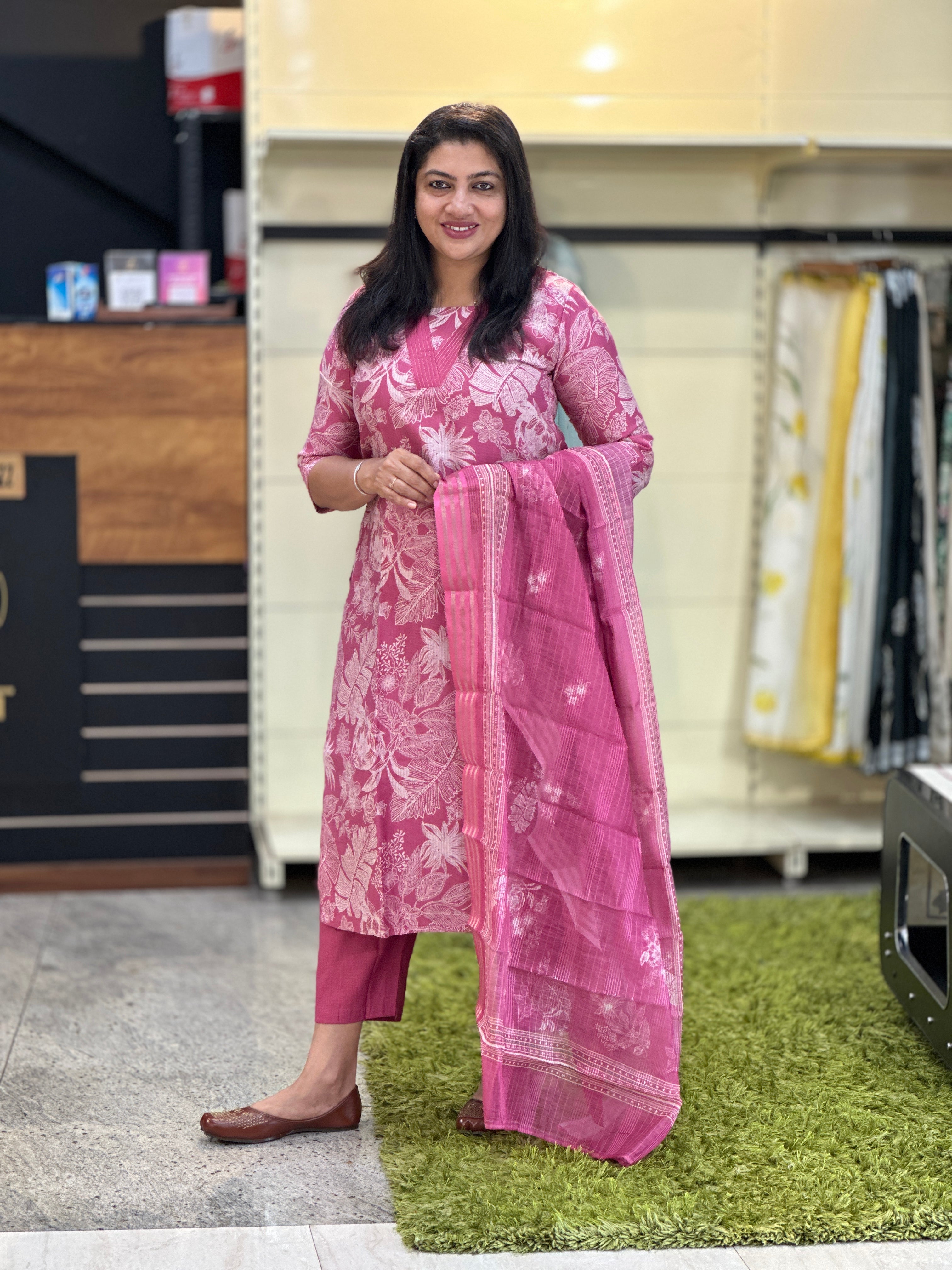 Digital Printed Rayon Kurta Set | MSN165