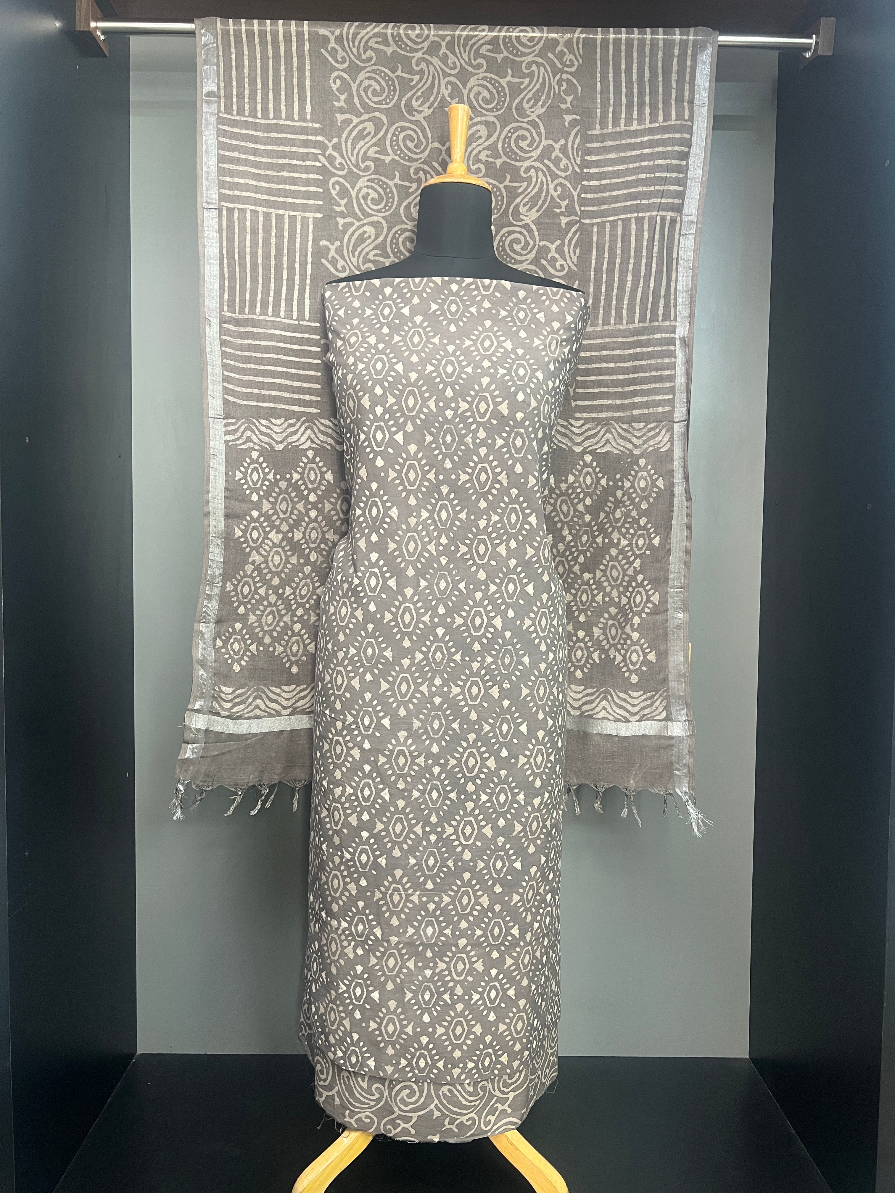 Printed Cotton Salwar Set | VFC536