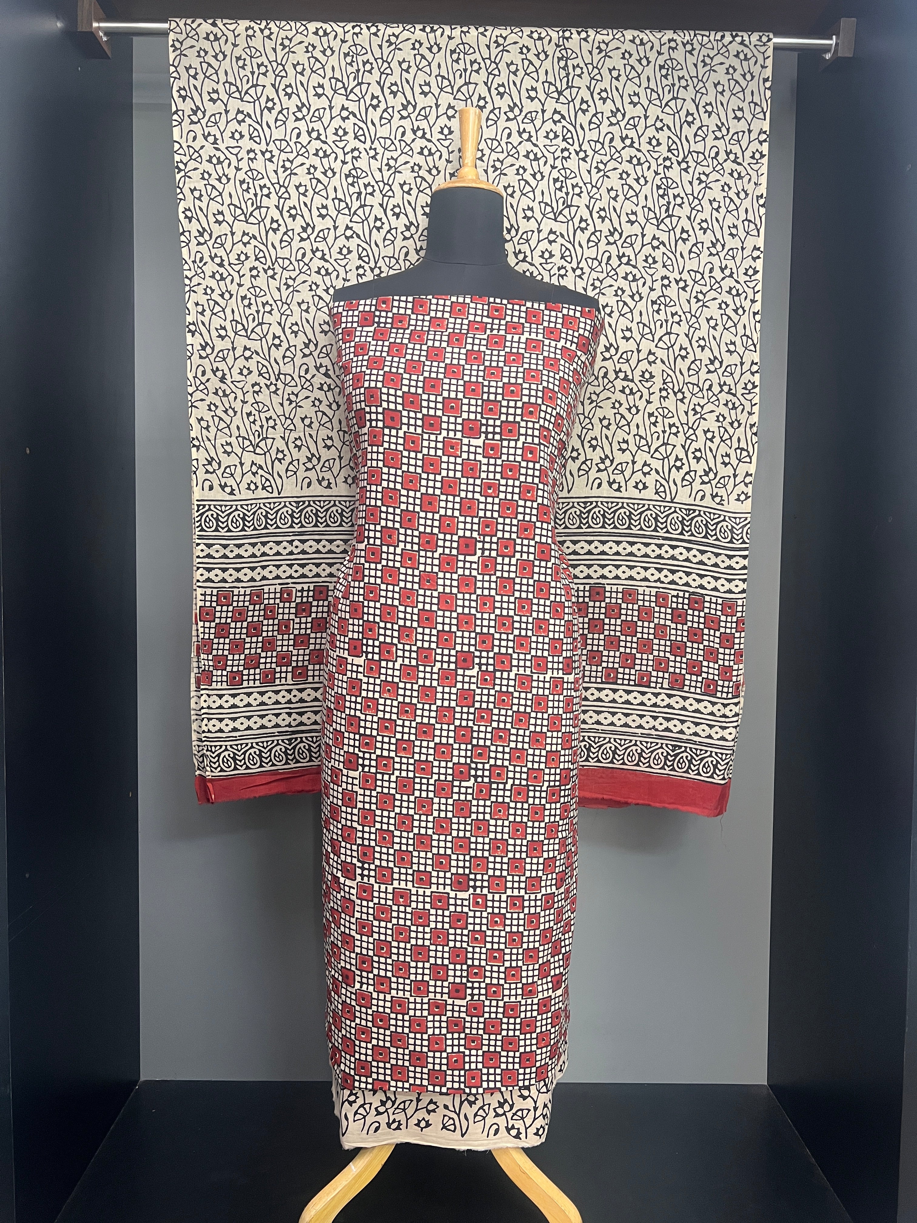 Printed Cotton Salwar Set | VFC541