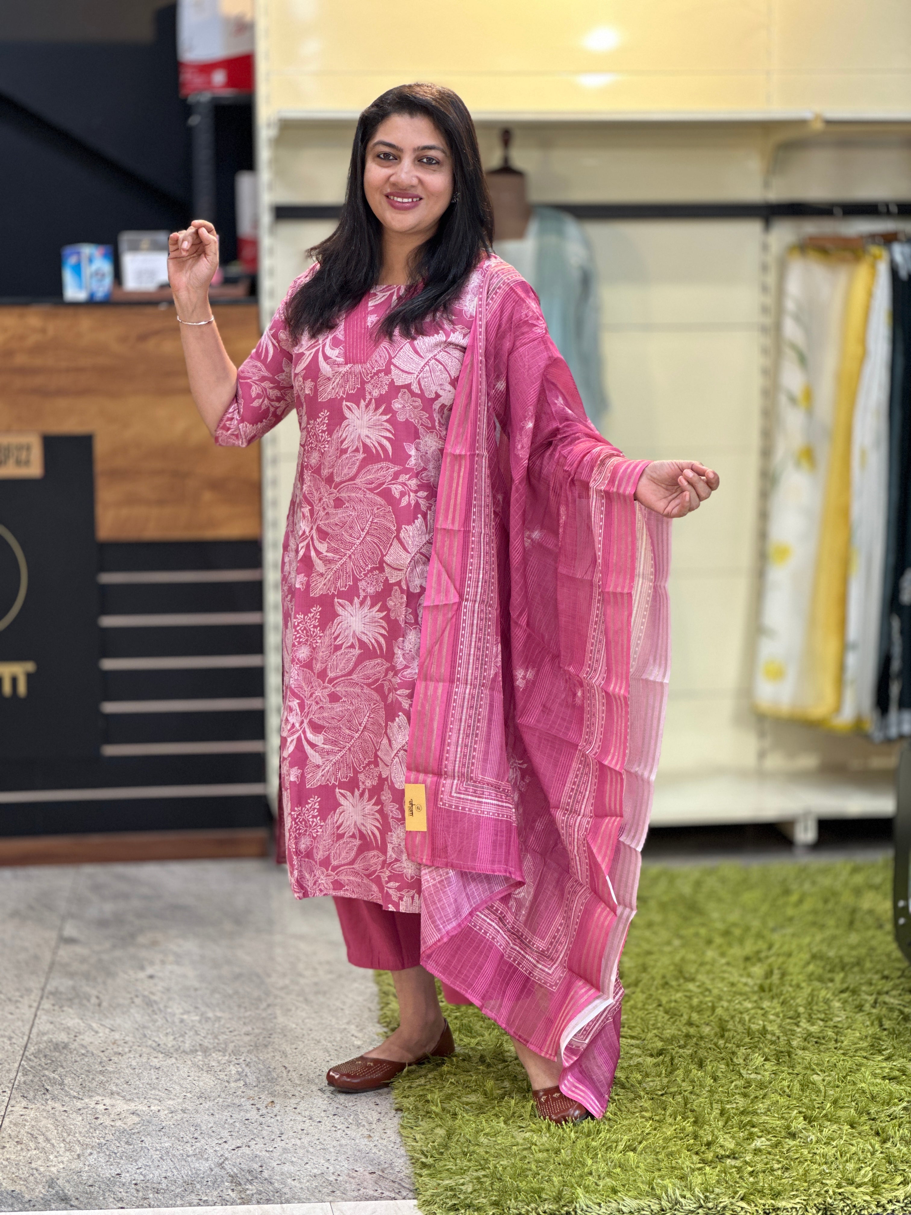 Digital Printed Rayon Kurta Set | MSN165