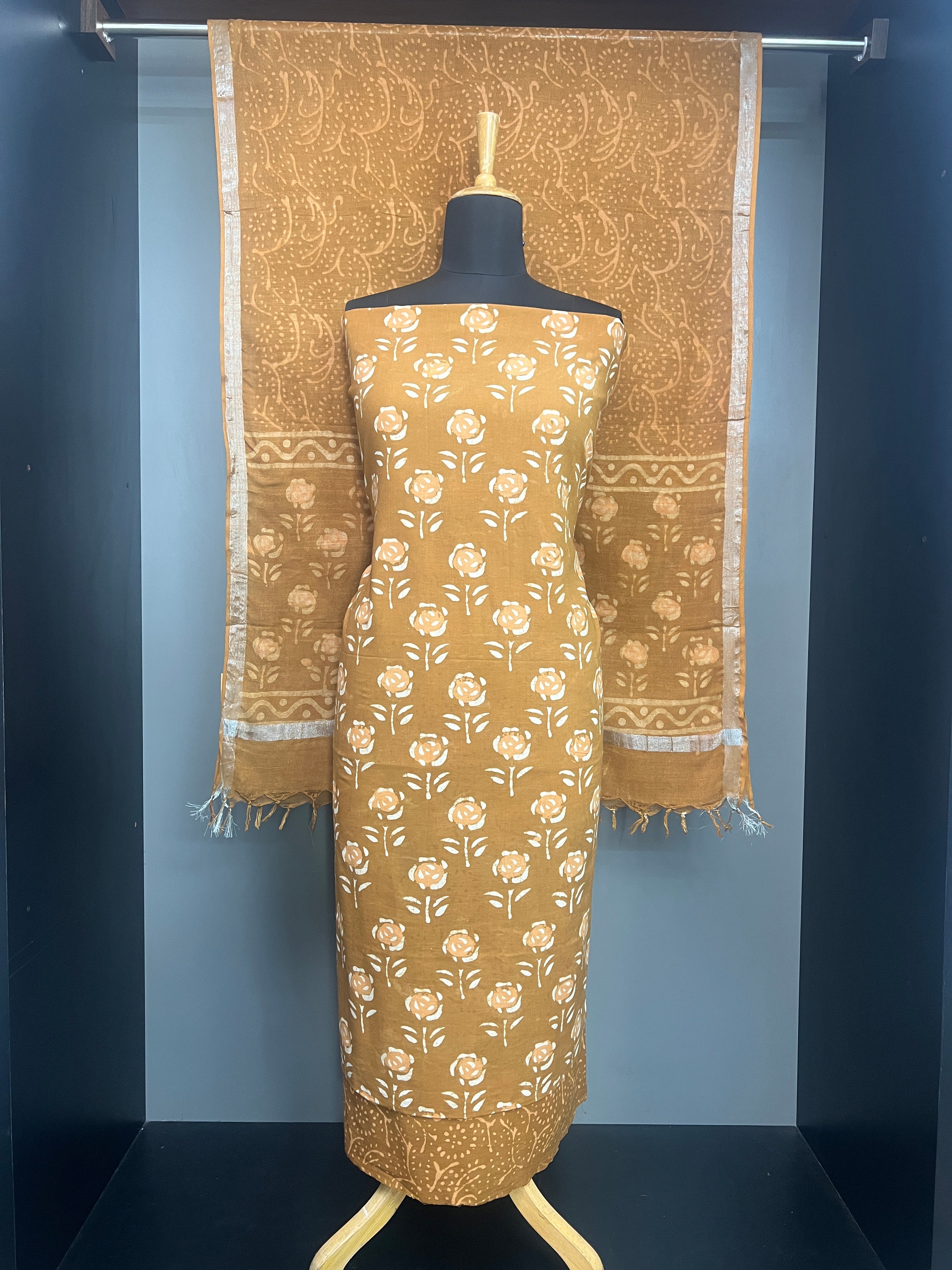 Block Printed Cotton Salwar Set | VFC530