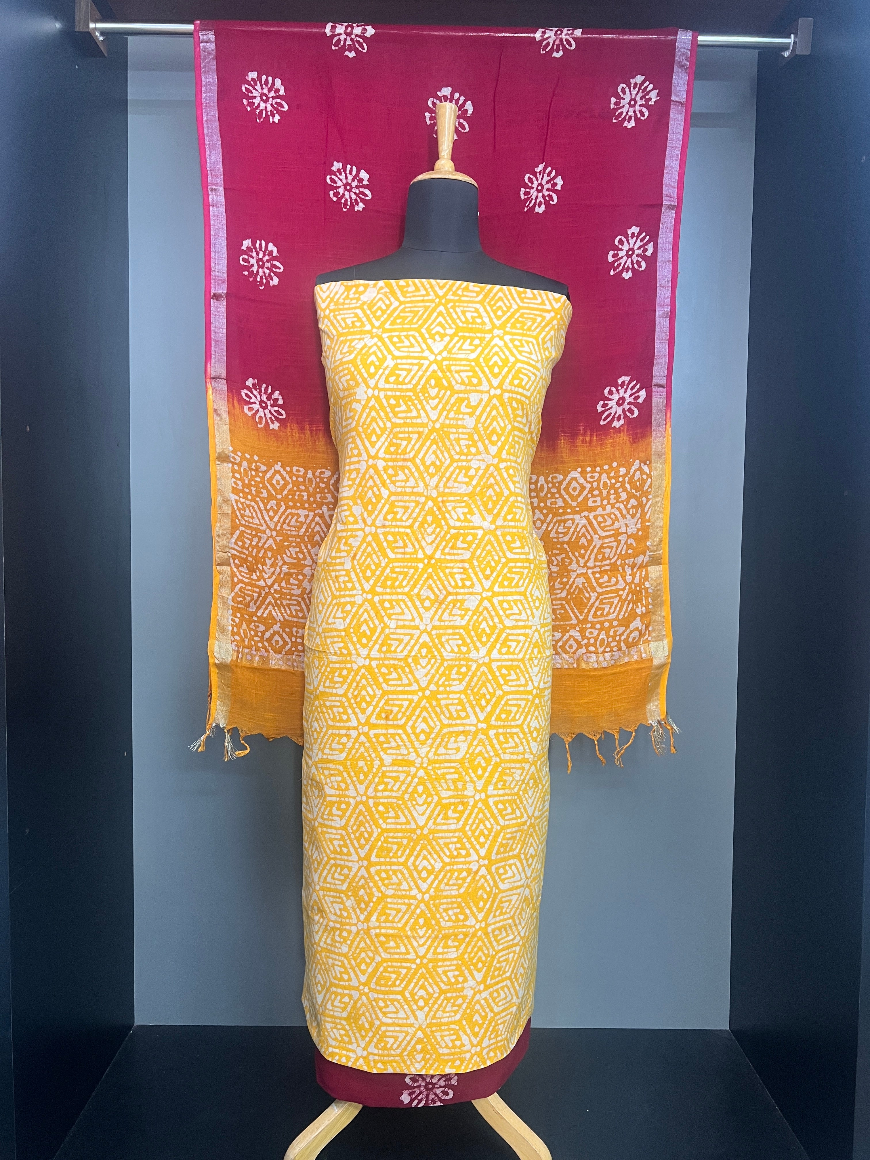 Batik Printed Cotton Salwar Set | VFC531