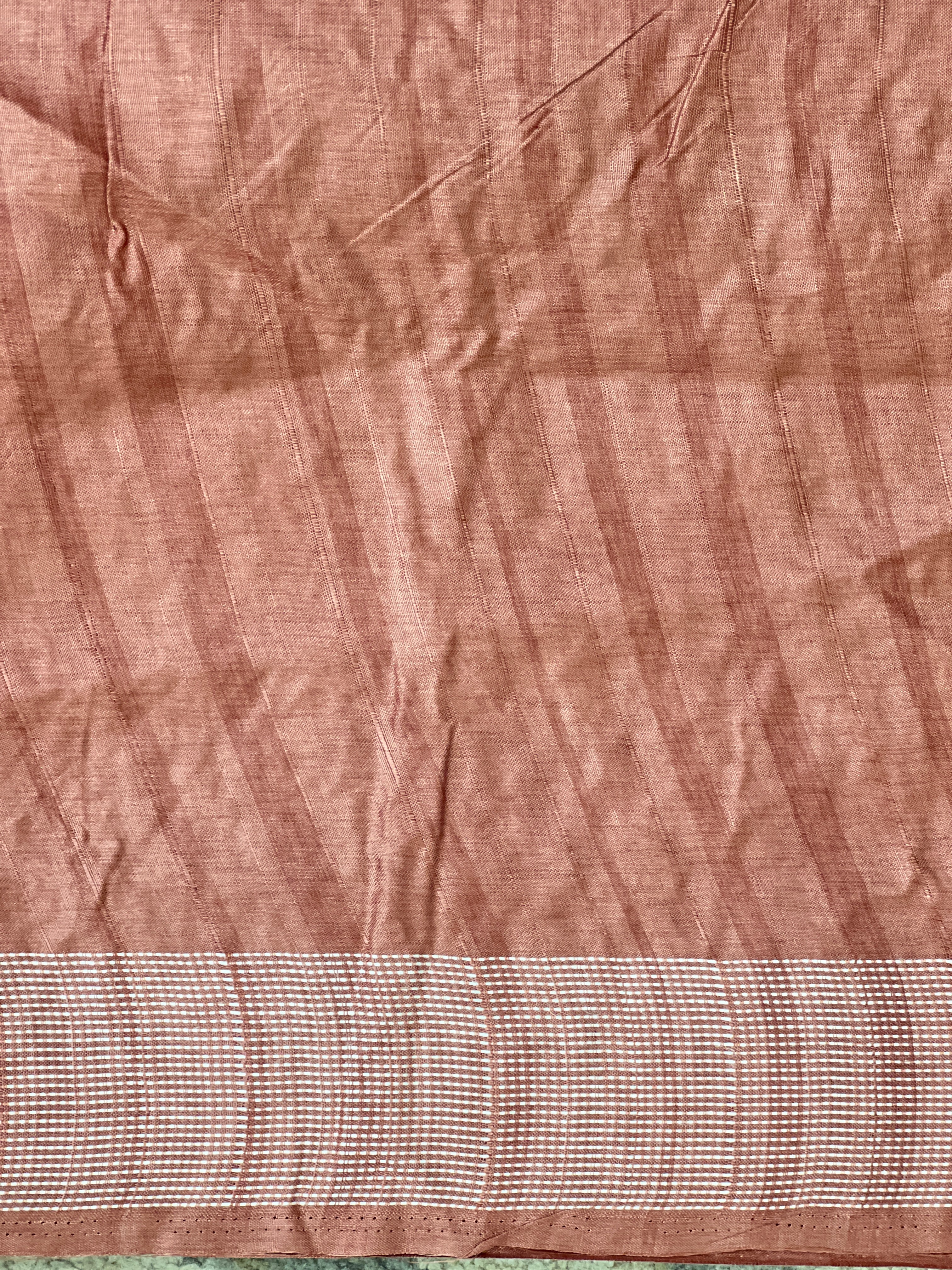 Embroidered Buta Woven Tussar Saree | SUN801