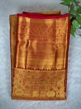 Floral Pattern Tisssue Kanchipuram Saree | OM134