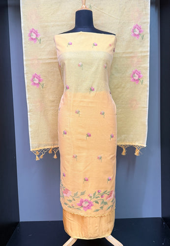 Embroidered Silky Kota Salwar Set | VAN133