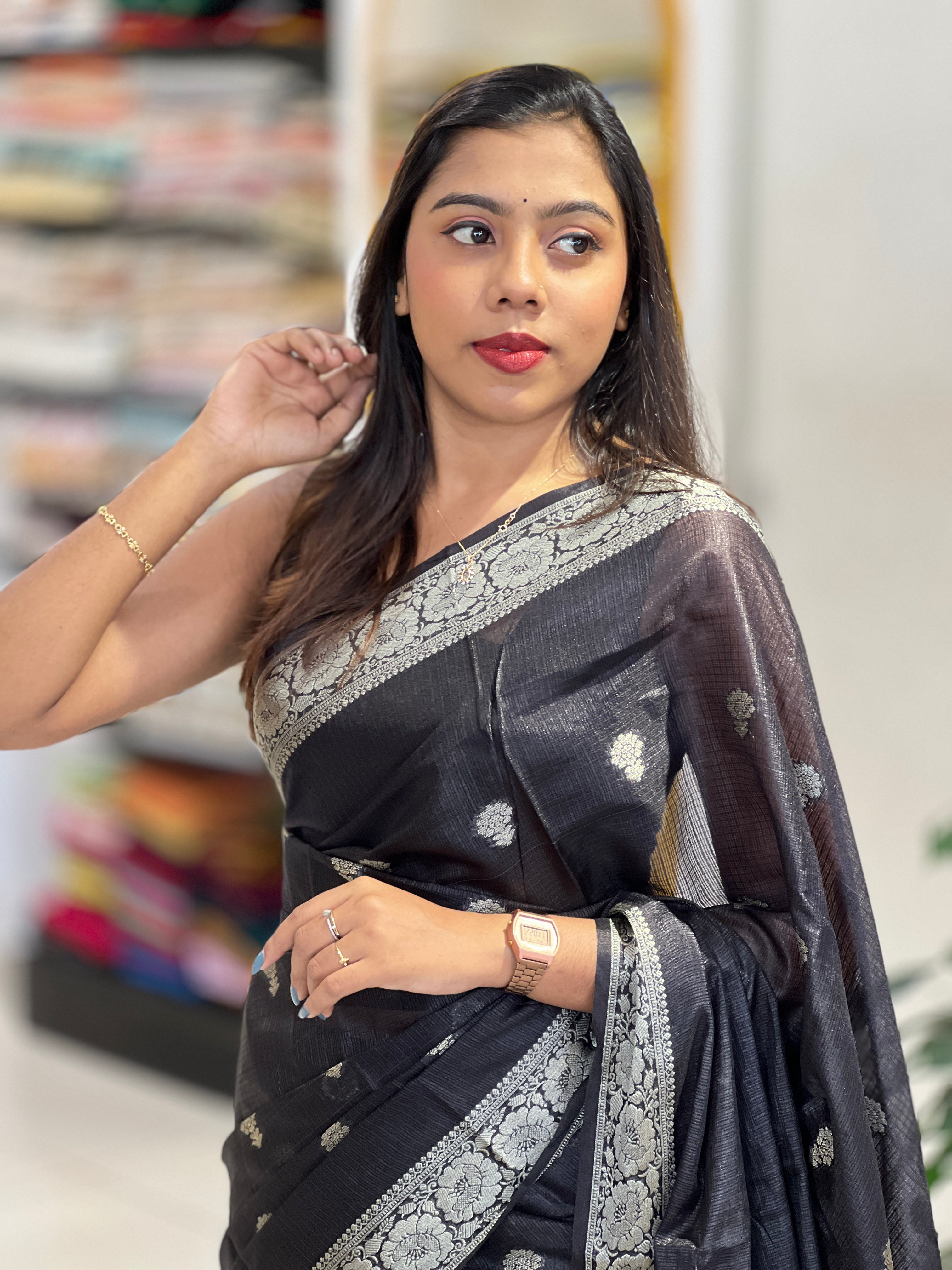 Zari Woven Kota Saree | RK325