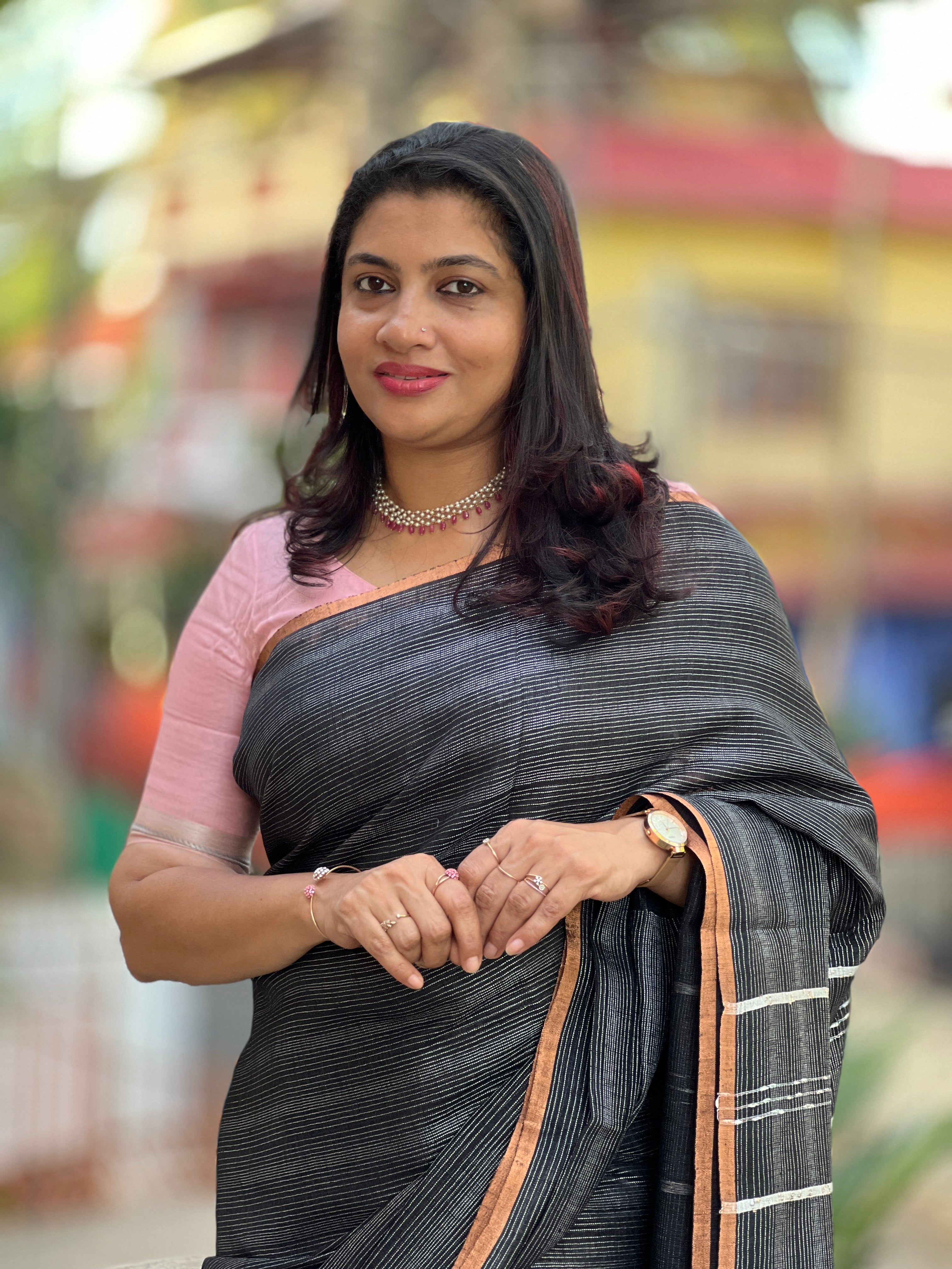 Kesiya Weaving Pattern Pallu Semi Tussar Saree | MRD331