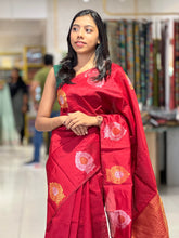 Zari Woven Motif Semi Silk Saree | HT189