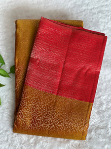 Floral Jaal Patterned Kanchipuram Saree | OM168