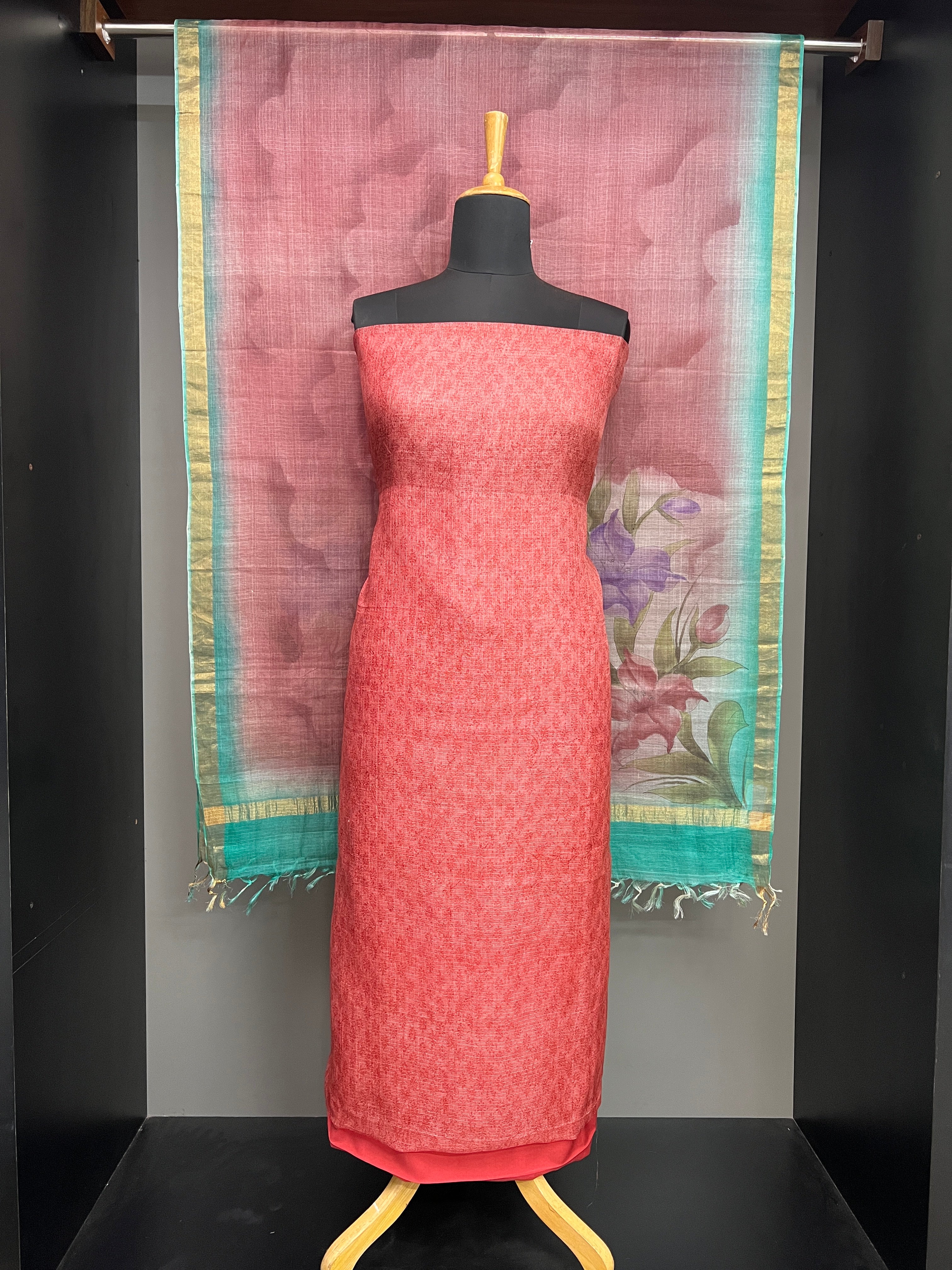 Digital Printed Silky Kota Salwar Set | SBS1425