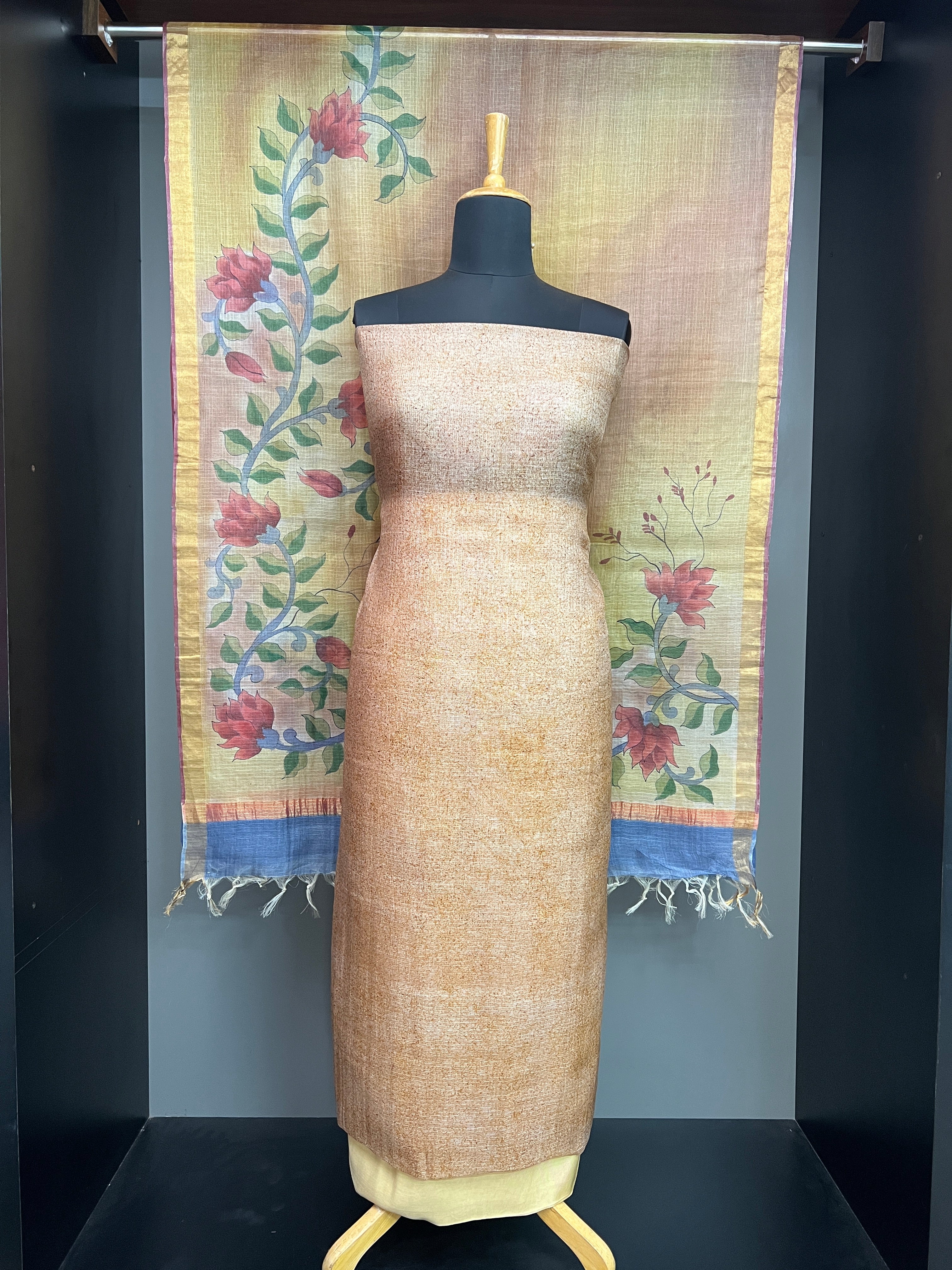 Digital Printed Silky Kota Saree | SBS1426