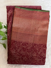 Pencil Zari Woven Kanchipuram Saree | OM157