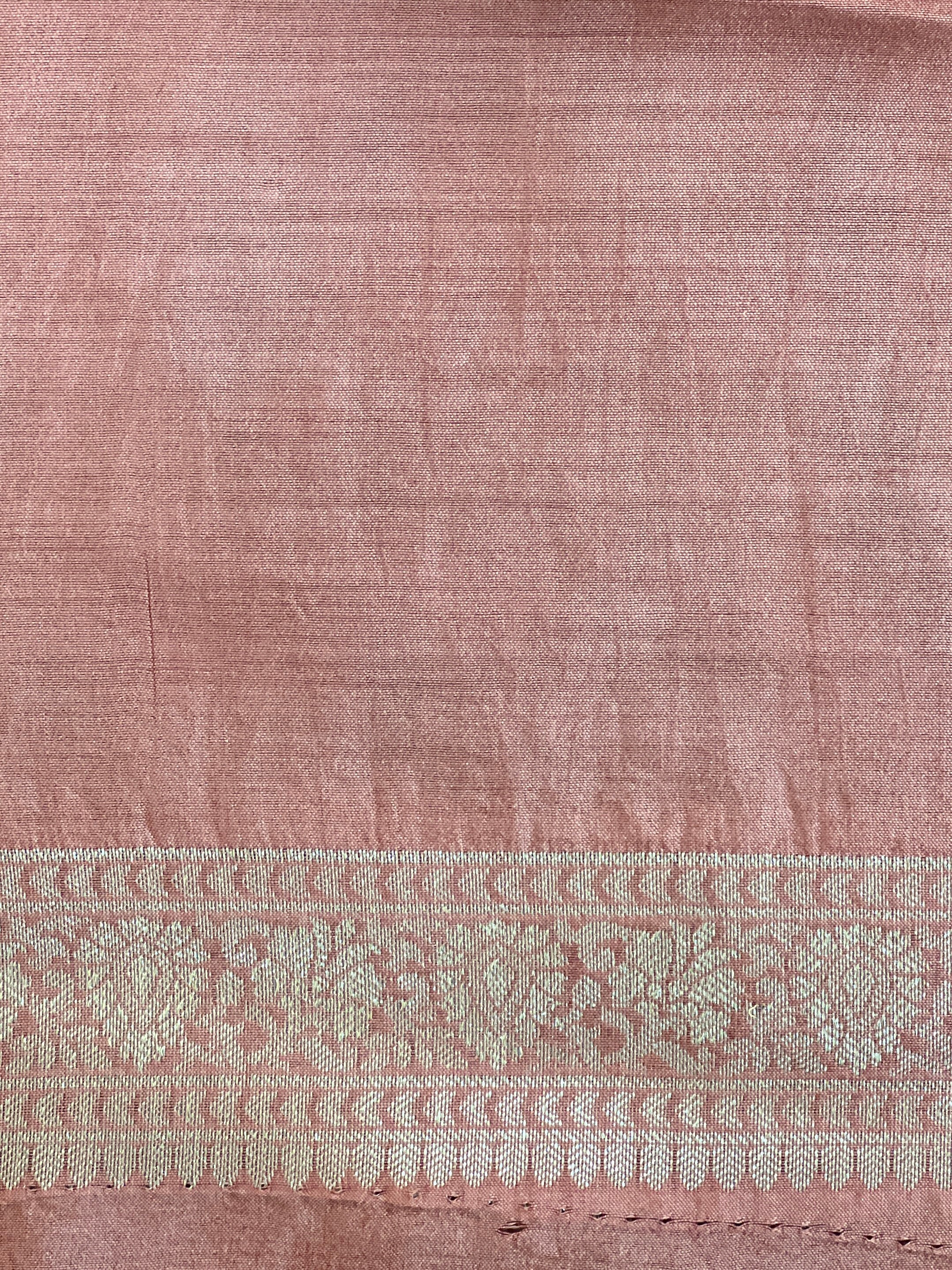 Buta Woven Banarasi Silk Chanderi Saree | GA142
