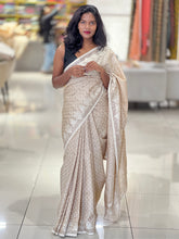 Cutwork Border Patterned Semi Tussar Saree | SVF178