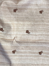 Floral Cut-Work Embroidery Semi Tussar Saree | SUN328