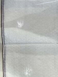 Machine Embroidery Check Patterned Organza saree | BLD1385