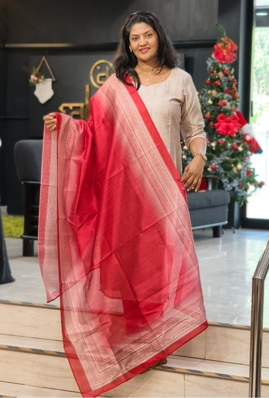 Solid Semi Tussar Salwar Set | SSN474