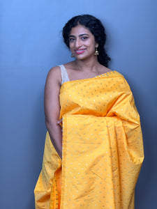 Butta Patterned Banarasi Silk Saree |PDS106