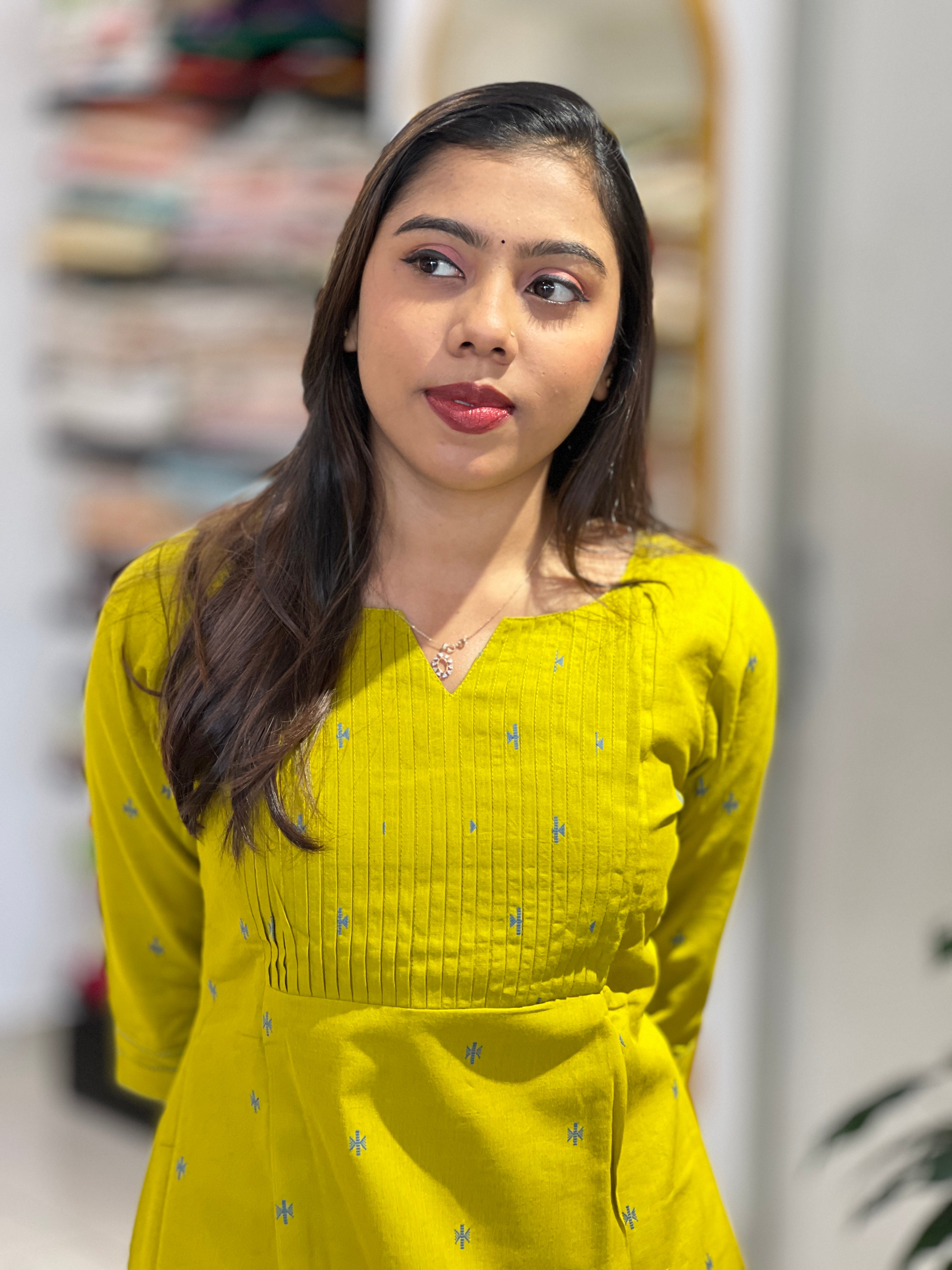 Thread Woven Cotton Kurta Set | MSN145