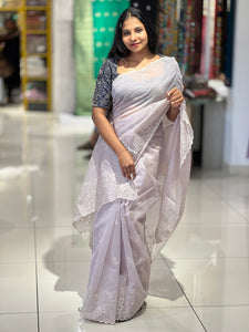 Machine Embroidery Supernet Kota Saree | BLD1403