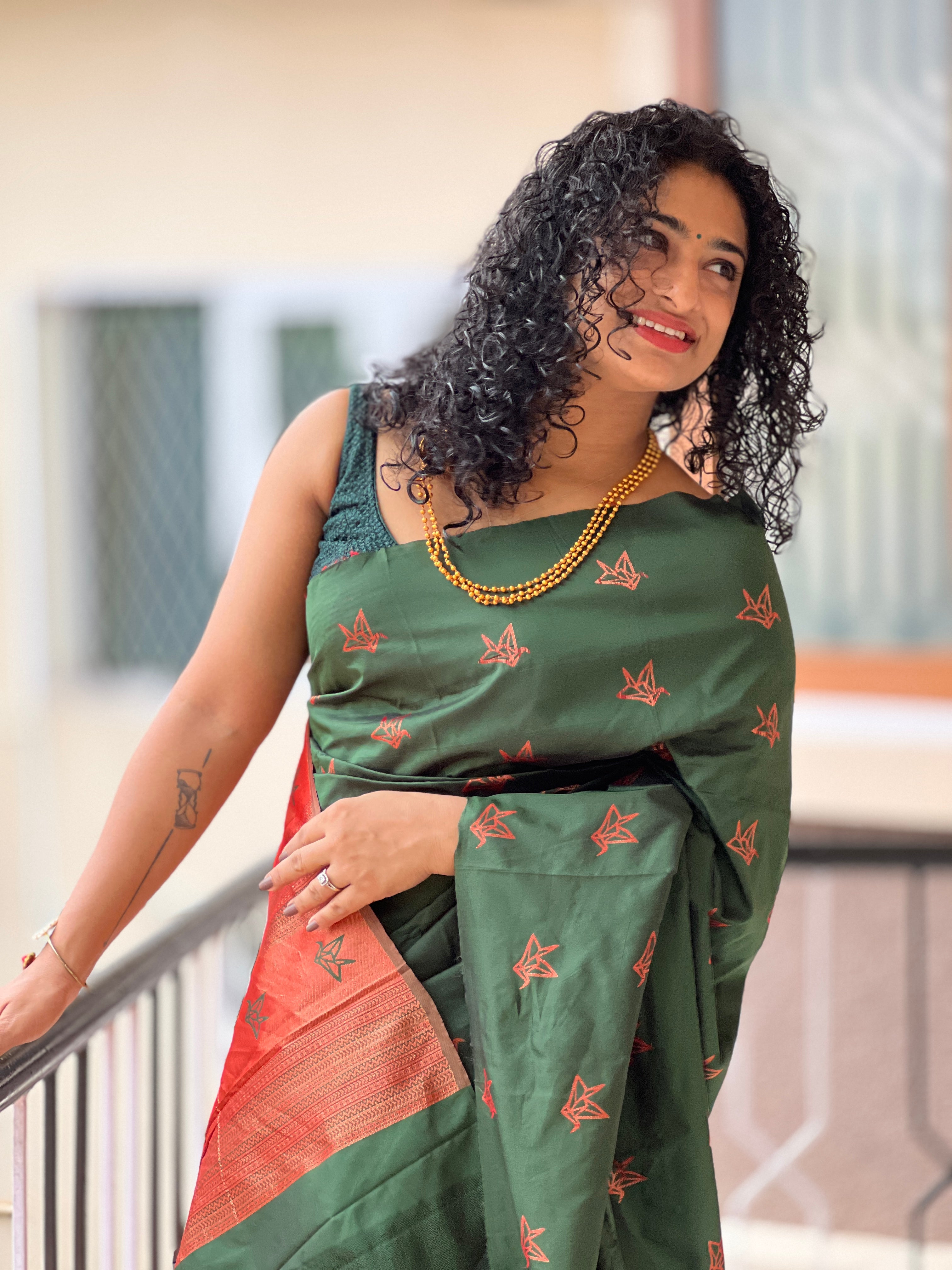 Zari Weaving Semi Silk Saree | KTR192