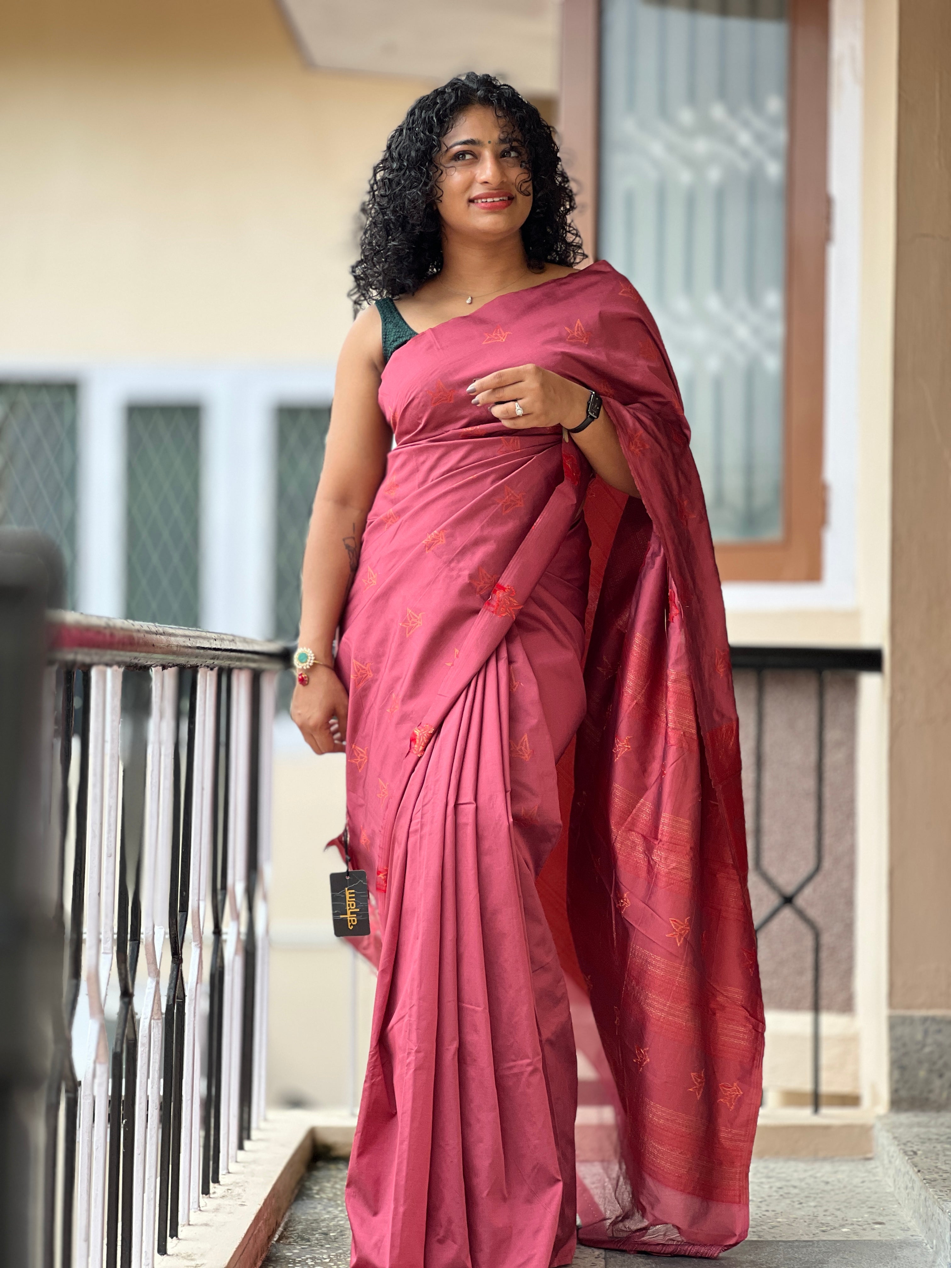 Zari Weaving Semi Silk Saree | KTR192