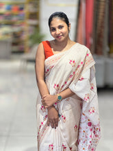 Floral Digital Printed Semi Tussar Saree | SSN349