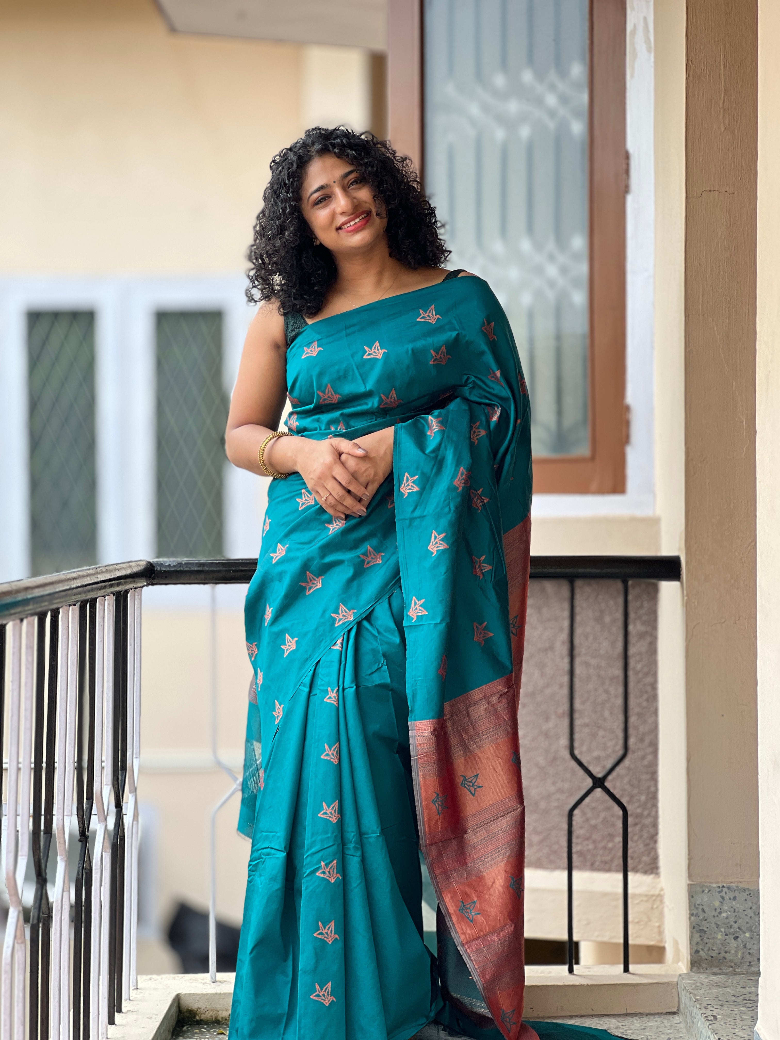 Zari Weaving Semi Silk Saree | KTR192