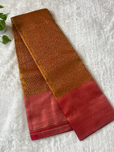 Floral Jaal Patterned Kanchipuram Saree | OM168