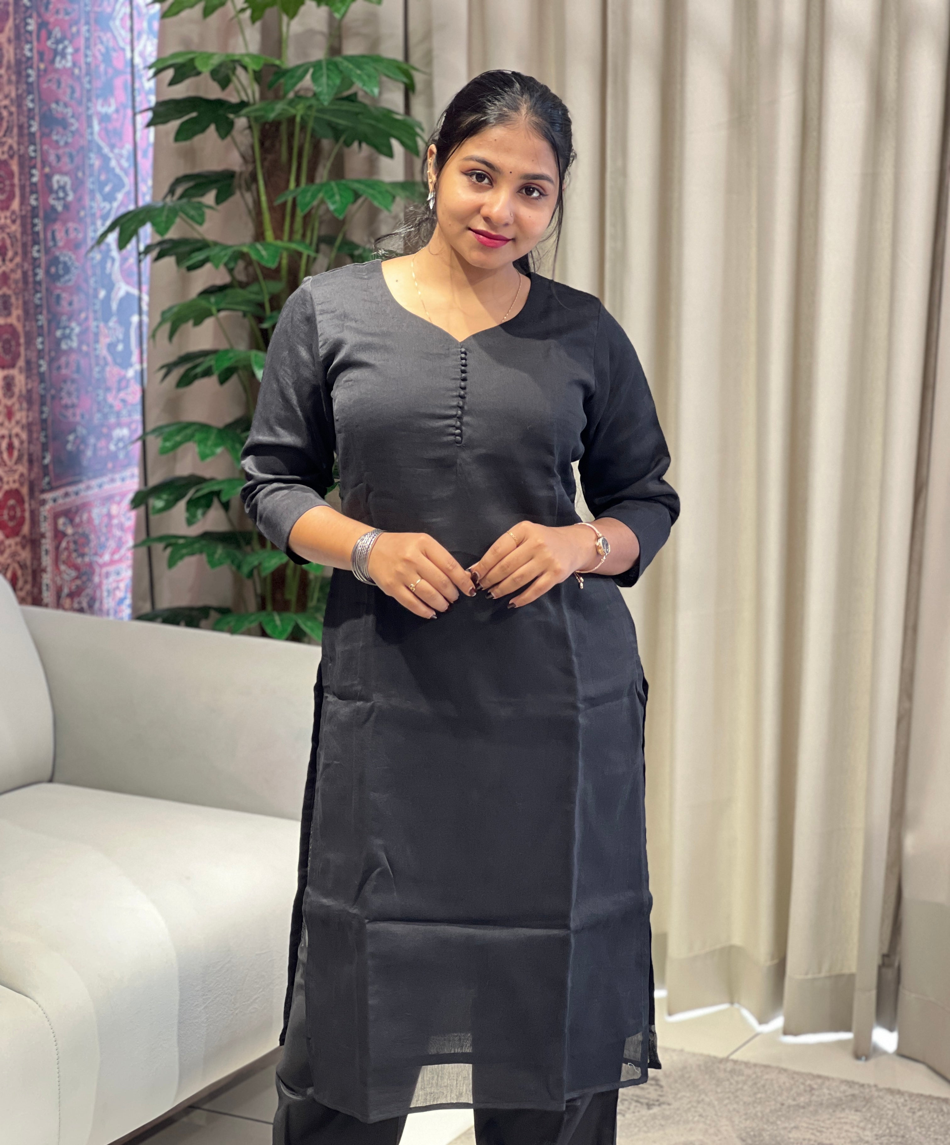 Potli Detailed Kota Kurta | DNT787