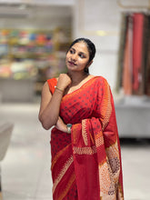 Printed Floral Detailed Cotton Saree | SFA107