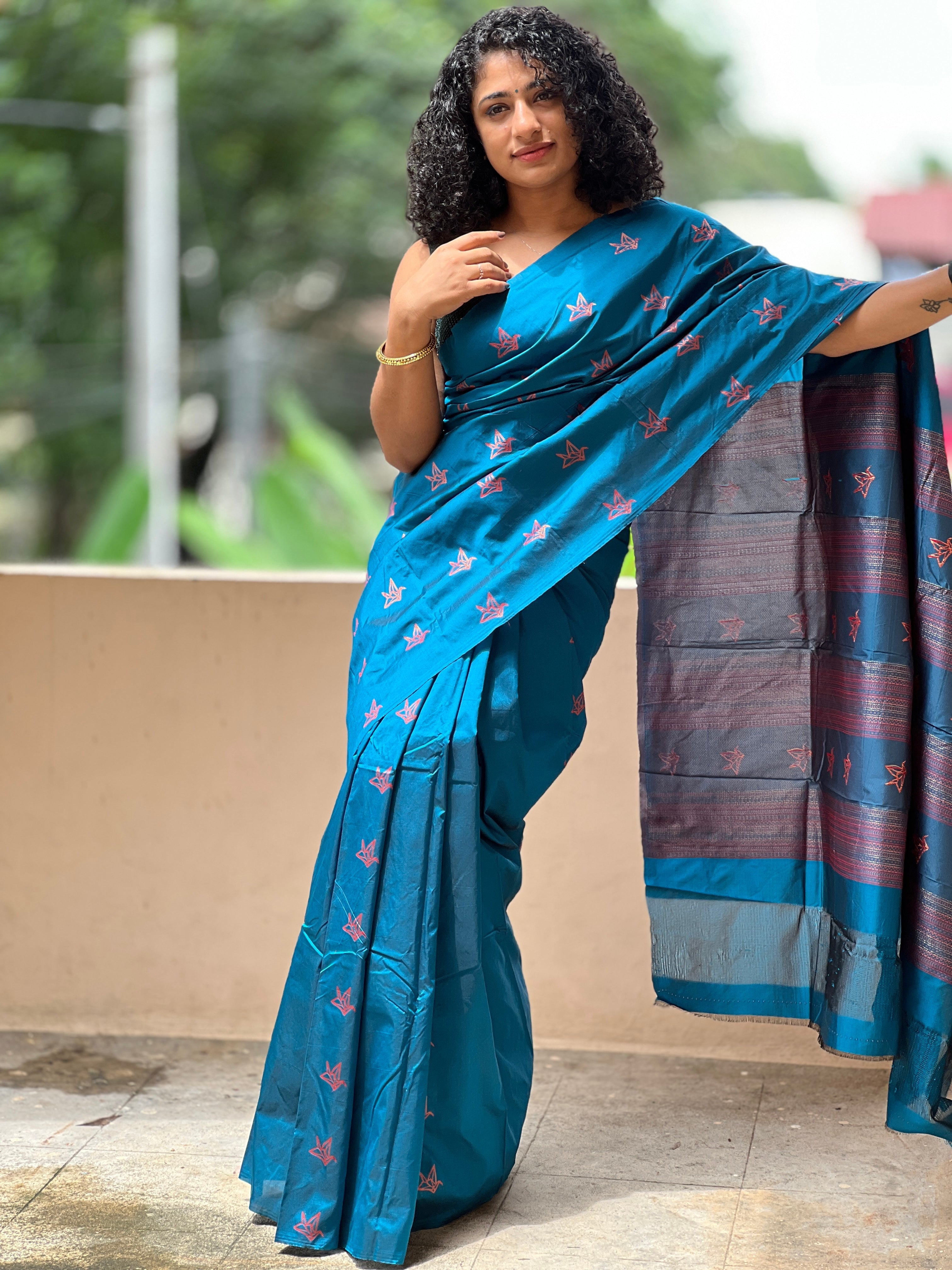 Zari Weaving Semi Silk Saree | KTR192