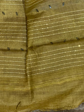 Stripe Patterned Soft Tussar Saree | ACT1422