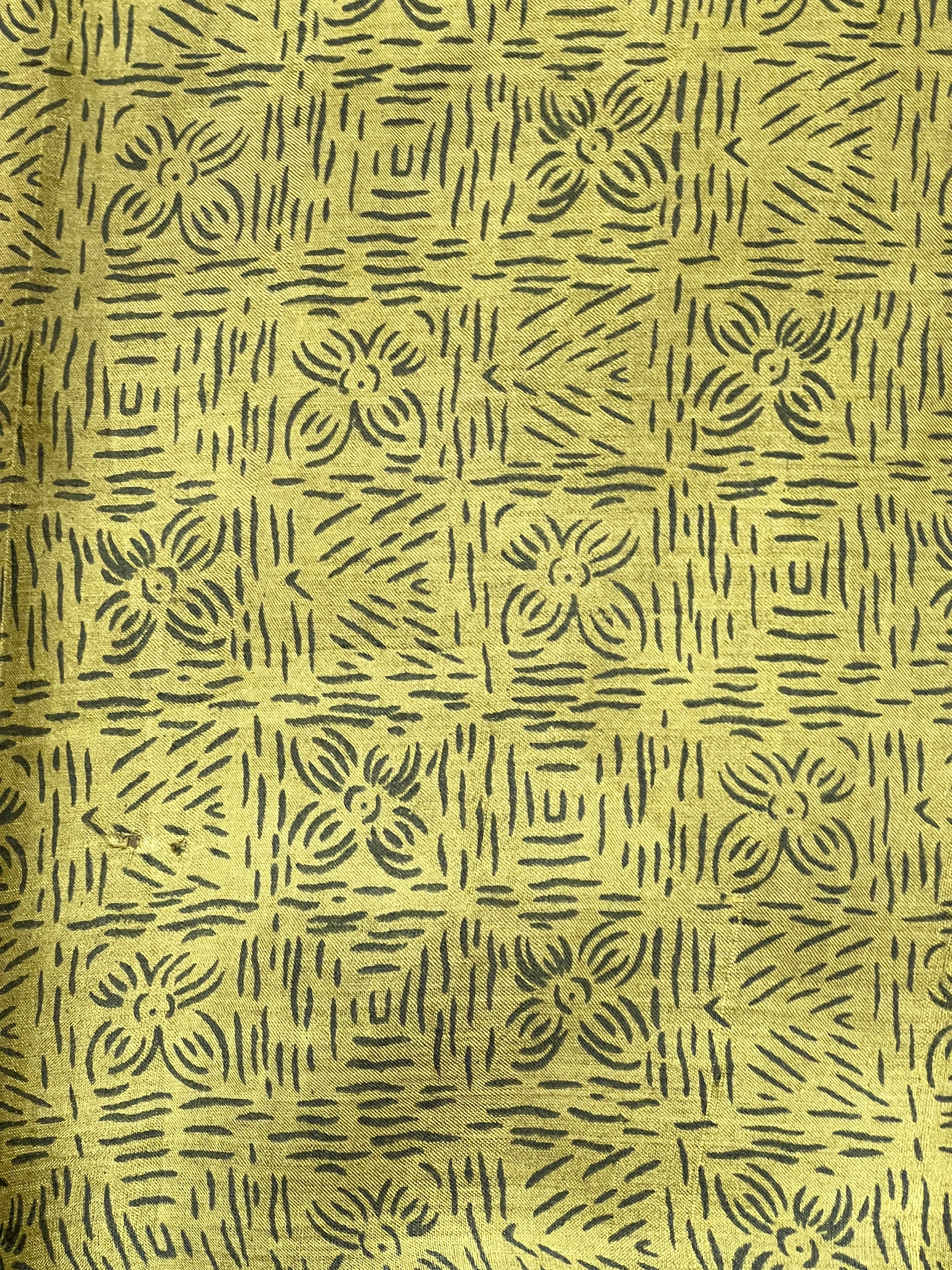 Floral Print Detailed Tussar Saree | NLM246