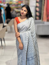 Digital Printed Semi Tussar Saree | RMP108